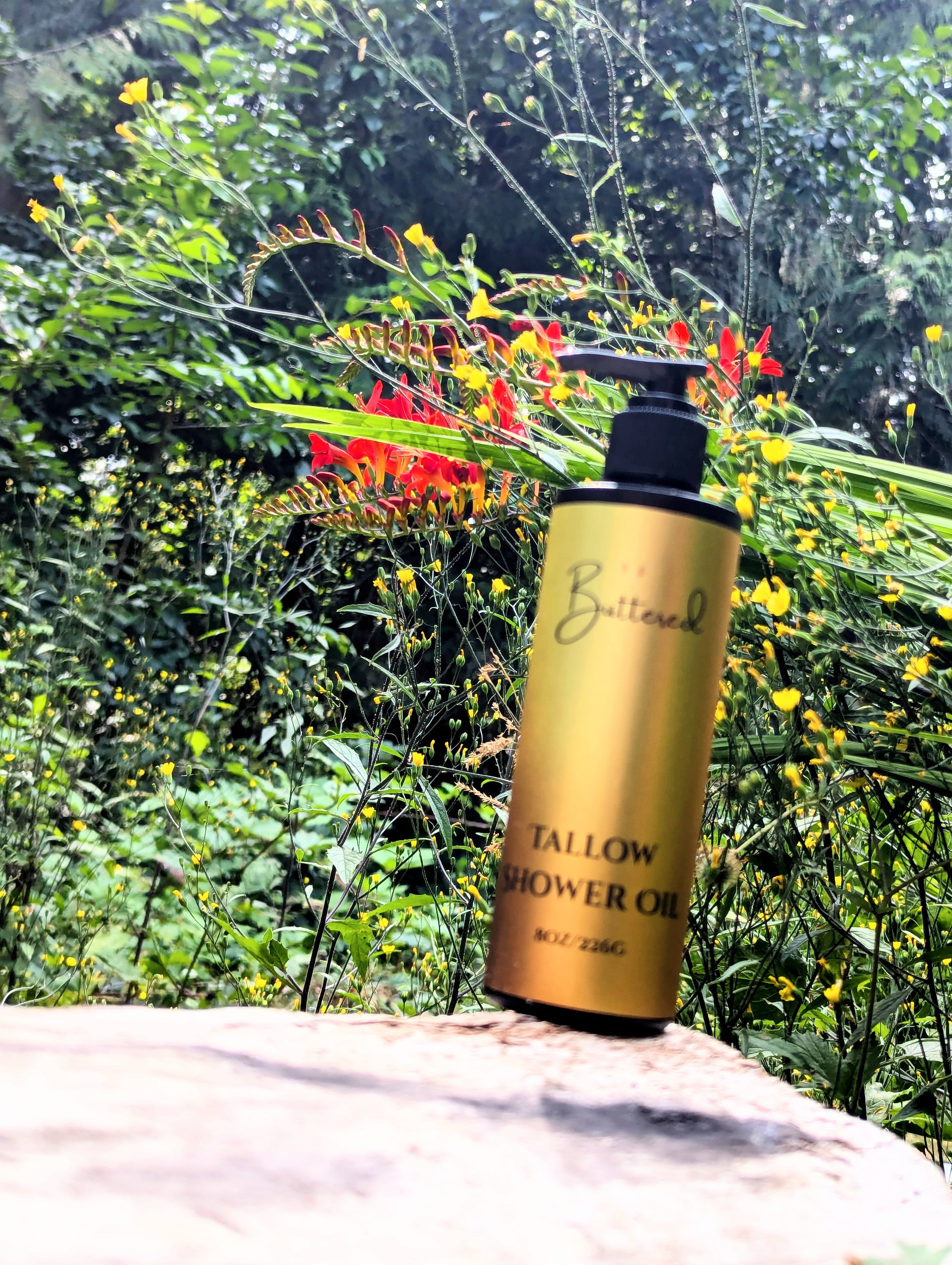 Tallow Shower Oil